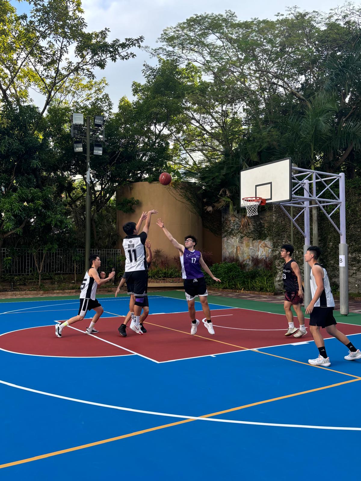 The first Alumni Three-on-Three Basketball Tournament